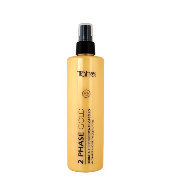 Tahe Gold Bio-Fluid 2-Phase Leave-In Conditioner Hydrate Et Redensifie 300ml