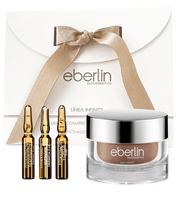 Eberlin Infinity Kit Superhidratante Moisturizing Cream 50 ml + 3 Ampoules of 2 ml