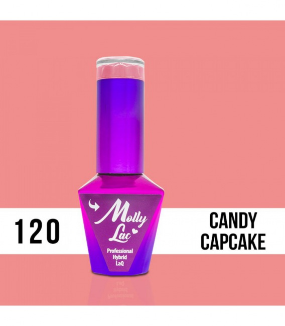 Molly Lac Semi-permanent enamel Candy Capcake 10 ml 120