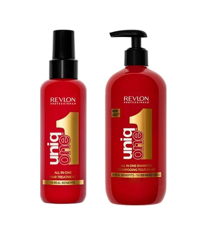 Revlon Pack Uniq One Traitment 150ml best edenshop + Shampoo 300ml the best price in edenshop