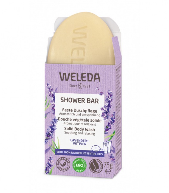 Weleda Lavender Relaxing Solid Shower Soap 75 ml