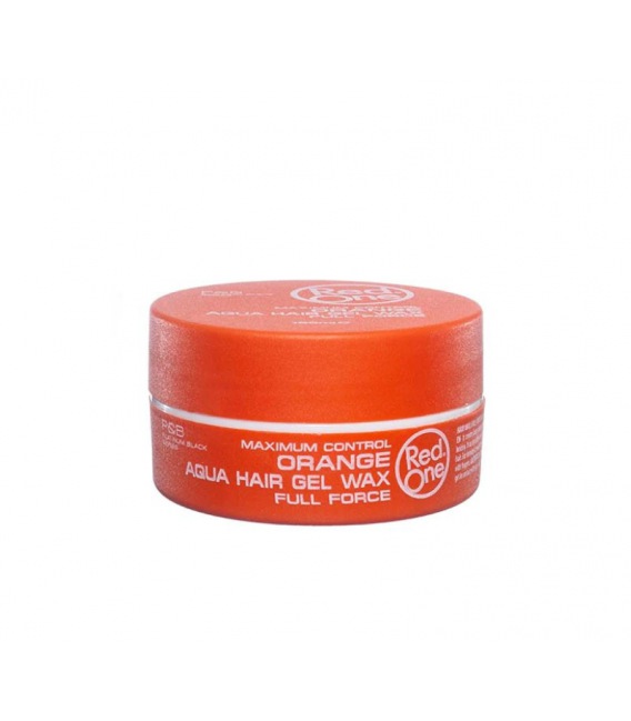 Red One Aqua Hair Wax Orange 150ml