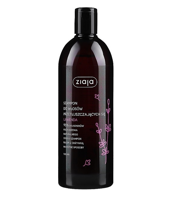 Ziaja Shampoo Lavender For Oily Hair 500ml