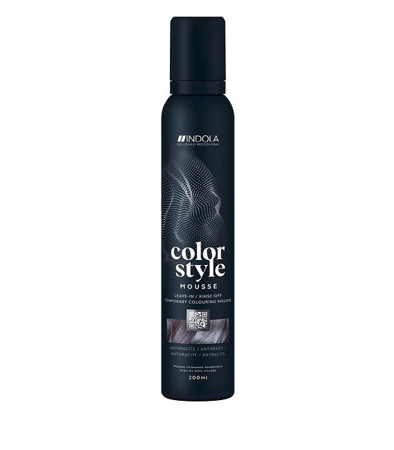 Indola Color Style Mousse Anthracite 200ml