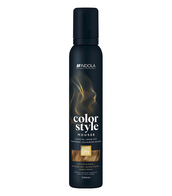 Indola Color Style Mousse Medium Blond 200ml