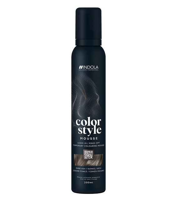 Indola Color Style Mousse Dark Ash 200 ml