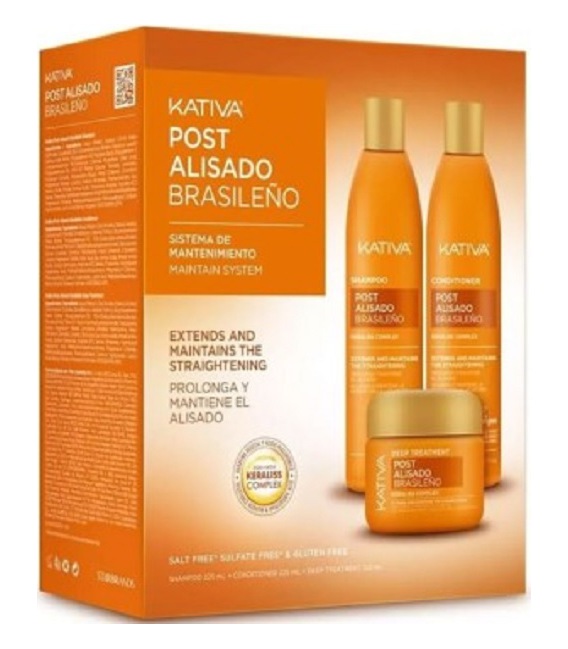 Kativa Kit Post Straightensdo 3 Uds