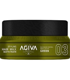 Agiva Hair Stilyng Wax 03 Matt Look Green 90ml