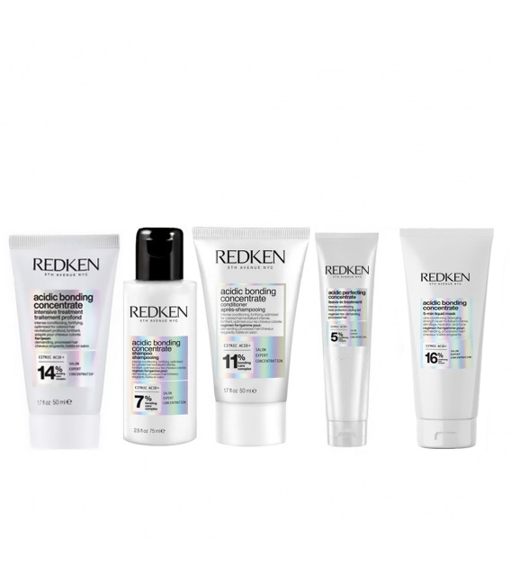 Redken Acidic Bonding Concentrate Travel Pack 5 minis + Necesser