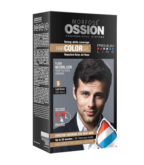 Ossion Morfose Hair Color Gel No. 5 Light Brown