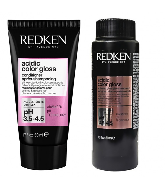 Redken Acidic Color Gloss Travel Pack 2 minis + Necesser