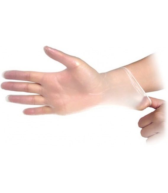 Vinyl gloves with Powder 100 Units