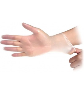 Vinyl gloves with Powder 100 Units