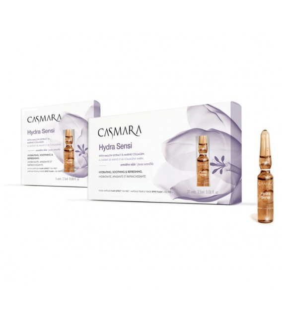 Casmara Hydra Sensi Blasen-Flash-Empfindliche Haut, 5 Stück X 2,5 ml