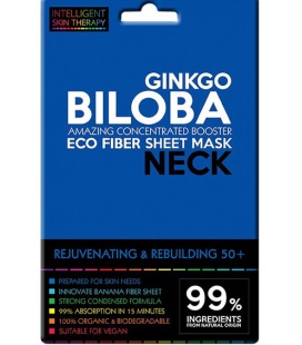 Beauty Face Ist Mascarilla Para Cuello De Fibras Eco Ginkgo Biloba