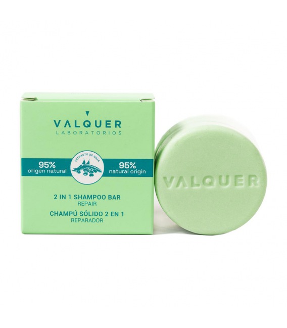 Valquer Champú + Acondicionador Sólido Reparador 70gr