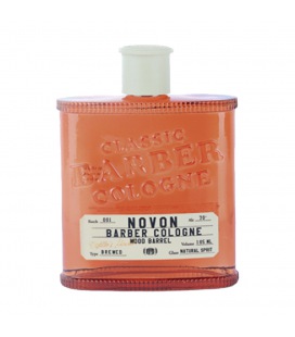 Novon Classic Barber Cologne Wood Barrel 185ml - Colonia de Barbero Aroma a Barril de Madera