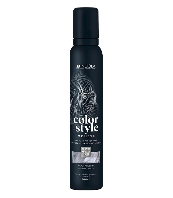 Indola Color Style Mousse Silver 200ml