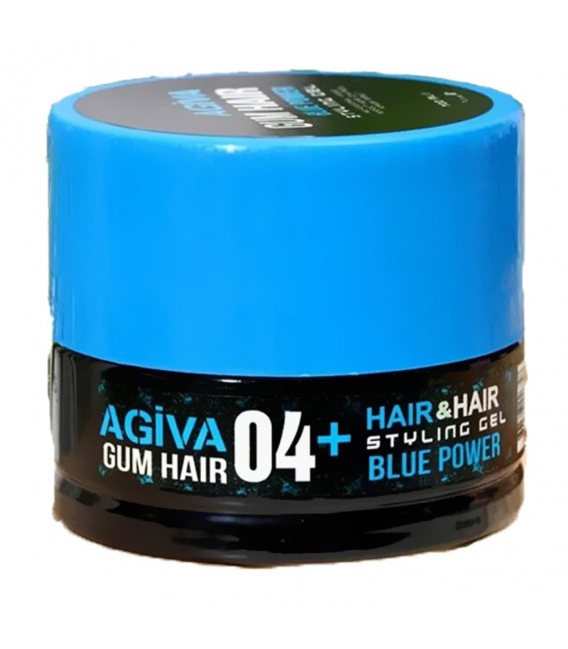 Agiva Styling Hair Gel Gum 04+ Blue Power 700ml