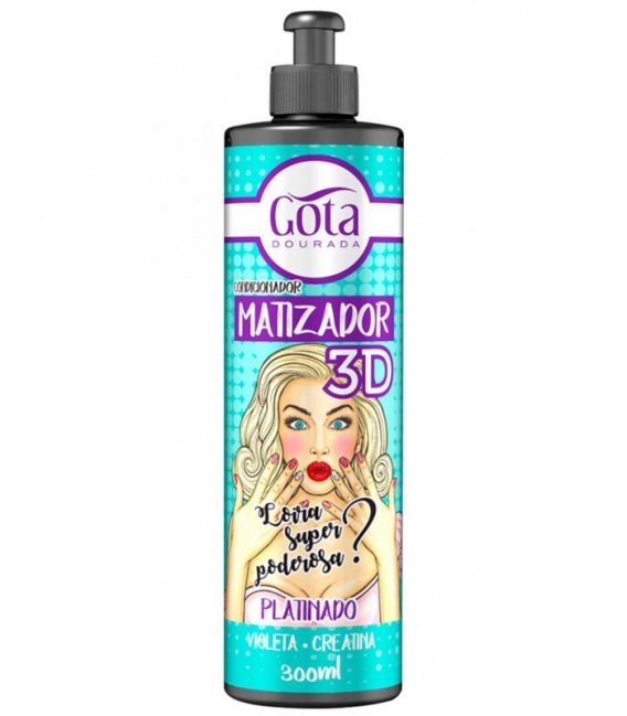 Lola Condicionador Matizador 3D Platinado Violeta 300ml