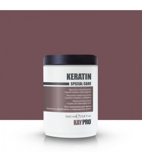 Kaypro Keratin Mascarilla Reestructurante Cabello Tratado Y Dañado 1000 ml