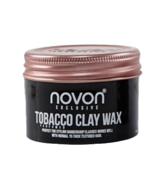 Novon Tobacco Clay Wax - Cera de Arcilla de Tabaco Negra