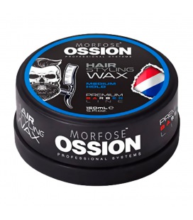 Ossion Hair Styling Wax Medium Hold Azul 150ml