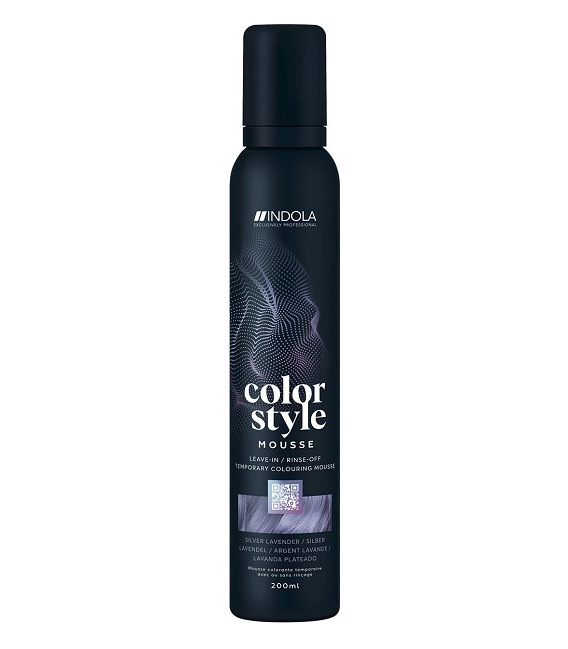 Indola Color Style Mousse Silver Lavender 200 ml