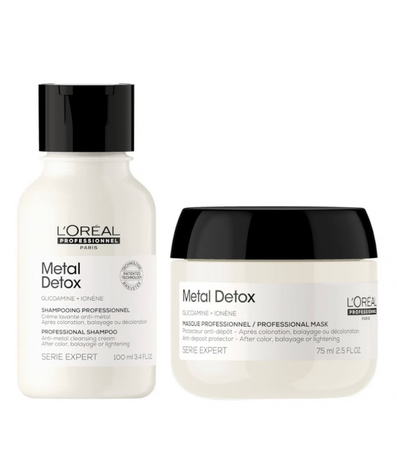 L'Oreal Metal Detox Professionel Travel Pack 2 minis + Necesser