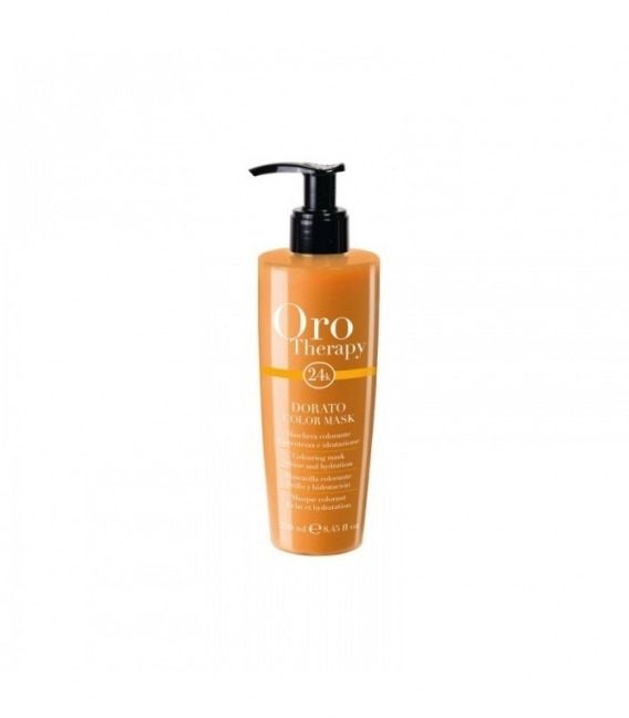 Fanola Mascarilla Color Dorado Oro Therapy 250ml