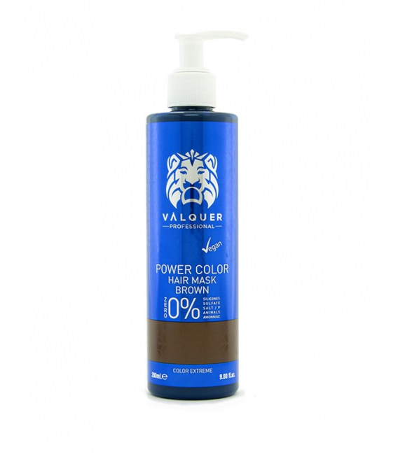 Valquer Mascarilla Power Color Castaño 275 ml