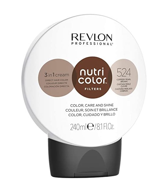 Revlon Nutri Color Creme  524 Coppery Pearl Brown 240ml