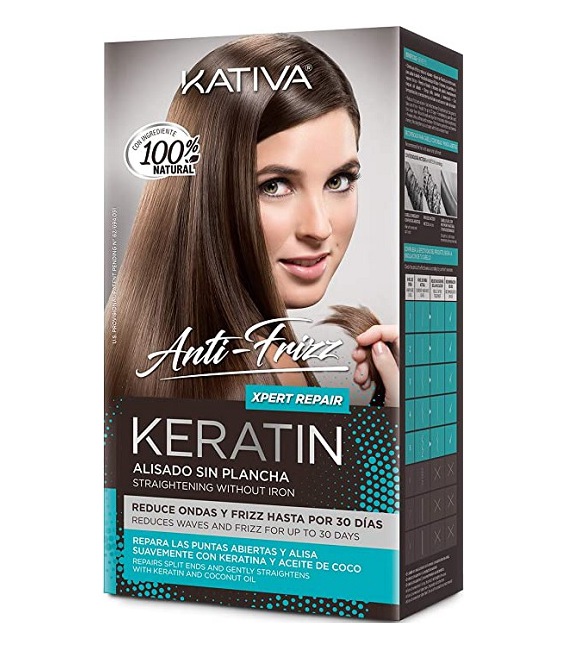 Kativa Anti Frizz Keratin Anti Frizz Alisado Sin Plancha