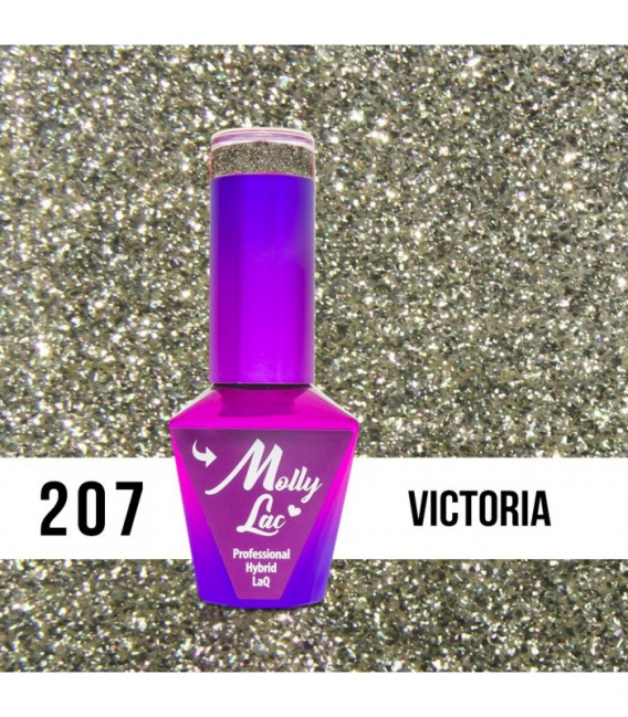 Molly Lac Esmalte semipermanente Victoria 10 ml 207