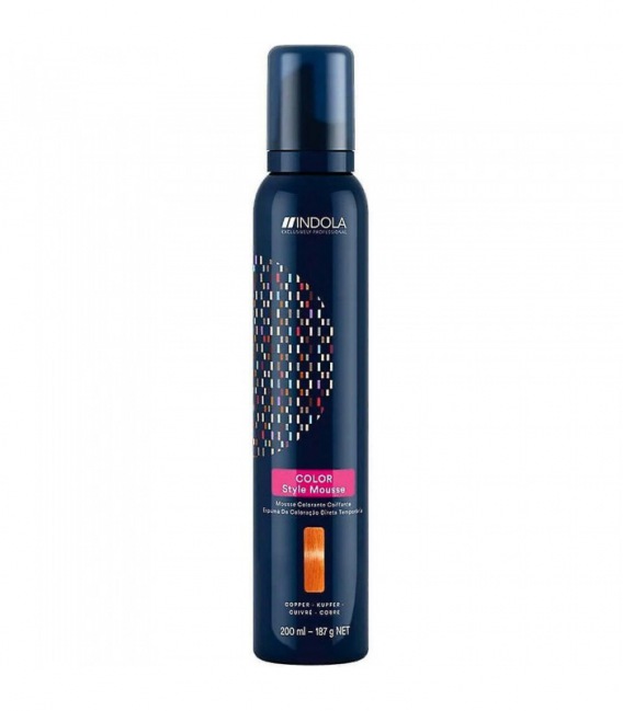 Indola Color Style Mousse Copper 200ml