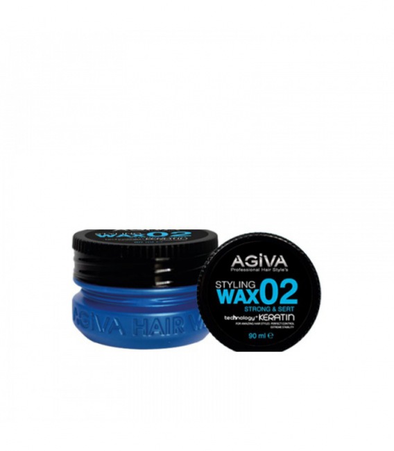 Agiva Hair Styling Wax 02 Strong Turquoise 90ml