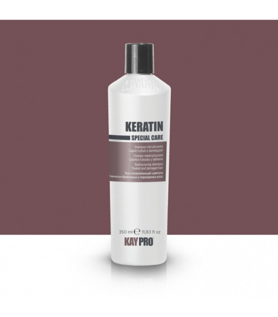 Kaypro Keratin Shampoo Reestruturante Cabelos Tratados E Danificados 350 ml