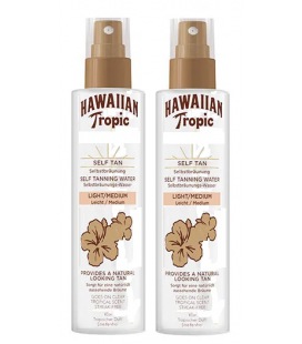 Hawaiian Tropic Self Tanning Water Light-Medium 190 ml 2 Units pack