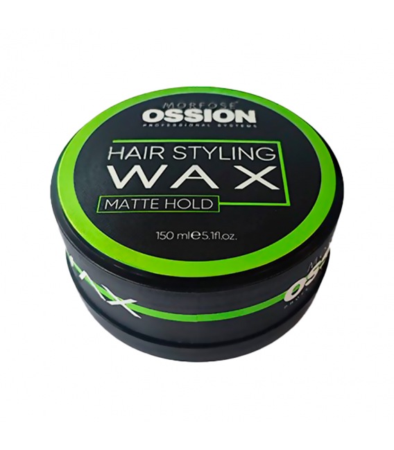 Ossion Hair Styling Wax Matte Hold Verde 150ml