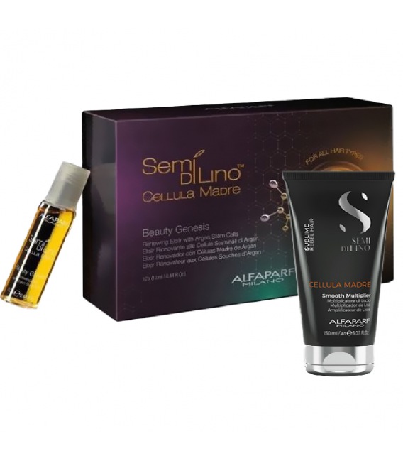 Alfaparf Semi di Lino Pack Cellula Madre Beauty Genesis + Smooth Multiplier