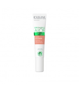 Eveline Organic Aloe Liquid Eye Pads Reducing Dark Circles and Puffiness 20ml