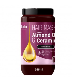 Bio Naturell Sweet Almond Oil & Ceramides Ultra Shine Mask 355ml