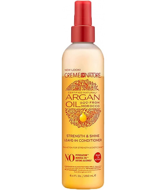 Creme of Nature Argan Oil Leave In Conditioner Detangling and Nourishing Formula for Normal Hair 250ml