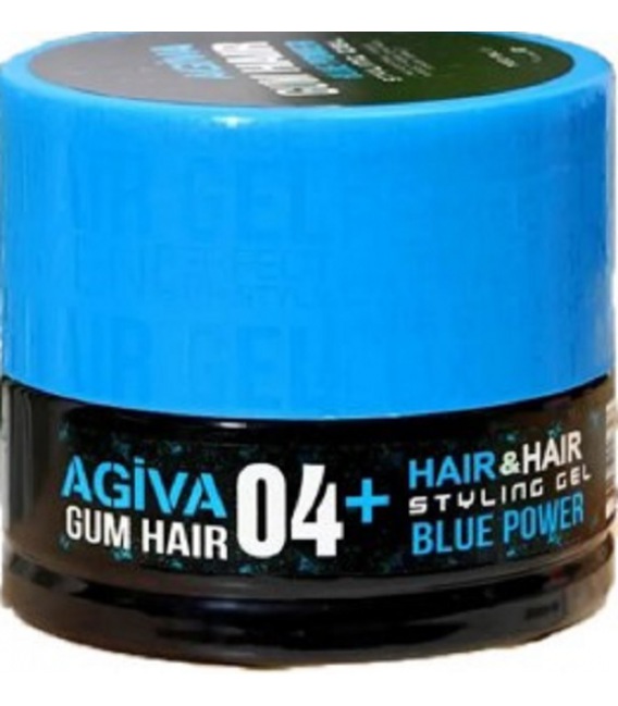 Agiva Styling Hair Gel Gum 04+ Blue Power 700ml