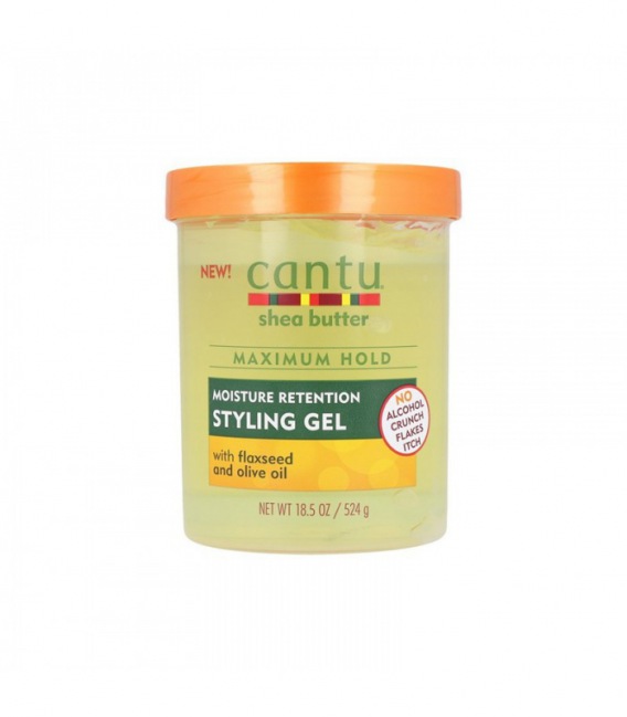 Cantu Natural Flaxseed & Olive Oil Retention Styling Gel 524gr