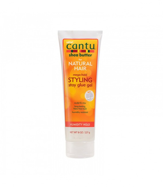 Cantu Shea Butter Mega-Hold Styling Stay Glue Gel 227g